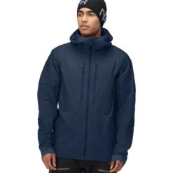 Norrona Giacca Uomo - Lyngen Aero80 Insulated Zip Hood - Indigo Night