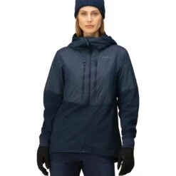 Norrona Giacca Donna - Lyngen Aero80 Insulated Zip Hood - Indigo Night