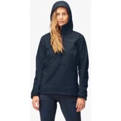 Norrona Giacca Donna - Lyngen Alpha100 Zip Hood - Indigo Night -Norrona norrona lyngen alpha100 zip hood jacket women indigo night 4 1256177