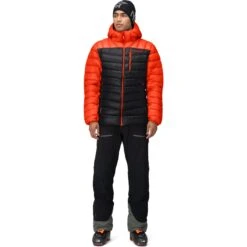 Norrona Giubbotto Uomo - Lyngen Down850 Hood - Arednalin/Caviar -Norrona norrona lyngen down850 hood jacket men arednalin caviar 4 1518319