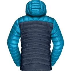 Norrona Giubbotto Uomo - Lyngen Down850 Hood - Hawaiian Surf/Indigo Night -Norrona norrona lyngen down850 hood jacket men hawaiian surf indigo night 2 1026346