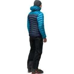 Norrona Giubbotto Uomo - Lyngen Down850 Hood - Hawaiian Surf/Indigo Night -Norrona norrona lyngen down850 hood jacket men hawaiian surf indigo night 4 1026348