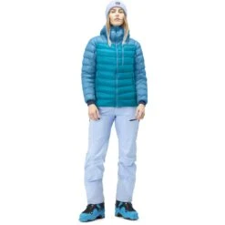 Norrona Giubbotto Donna - Lyngen Down850 Hood - Aquarius/Hawaiian Surf 10 Norrona Giubbotto Donna - Lyngen Down850 Hood - Aquarius/Hawaiian Surf -Norrona norrona lyngen down850 hood jacket women aquarius hawaiian surf 3 1256336