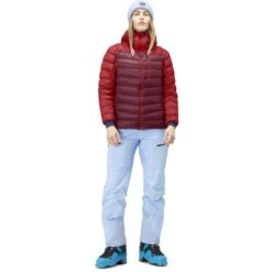 Norrona Giubbotto Donna - Lyngen Down850 Hood - True Red/Rhubarb 10 Norrona Giubbotto Donna - Lyngen Down850 Hood - True Red/Rhubarb -Norrona norrona lyngen down850 hood jacket women true red rhubarb 3 1256354