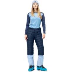 Norrona Pantaloni Piuma Donna - Lyngen Down850 Knickers - Indigo Night -Norrona norrona lyngen down850 knickers women indigo night 2 1518343