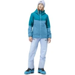 Norrona Giacca Donna - Lyngen Dri2 Thermo60 - Aquarius/Hawaiian Surf -Norrona norrona lyngen dri2 thermo60 jacket women aquarius hawaiian surf 3 1256367