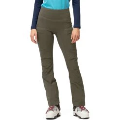 Norrona Pantaloni Da Sci Donna - Lyngen Equaliser Stretch Tights - Olive Night