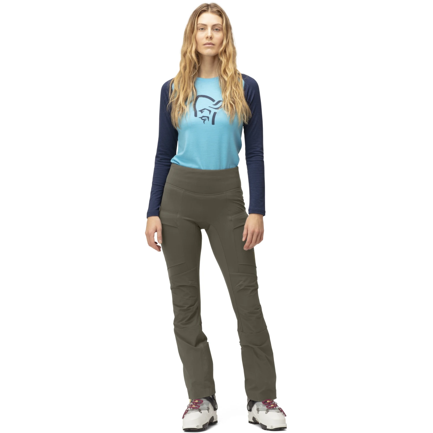 Norrona Pantaloni Da Sci Donna - Lyngen Equaliser Stretch Tights - Olive Night 6 Norrona Pantaloni Da Sci Donna - Lyngen Equaliser Stretch Tights - Olive Night - immagine 4