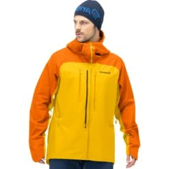 Norrona Giacca Uomo - Lyngen Gore-Tex - Orange Popsicle/Lemon Chrome