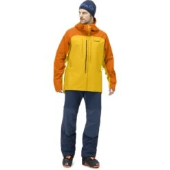 Norrona Giacca Uomo - Lyngen Gore-Tex - Orange Popsicle/Lemon Chrome -Norrona norrona lyngen gore tex jacket men orange popsicle lemon chrome 3 1026684