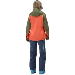 Norrona Giacca Donna - Lyngen Gore-Tex - Olive Night/Orange Alert -Norrona norrona lyngen gore tex jacket women olive night orange alert 4 1256433
