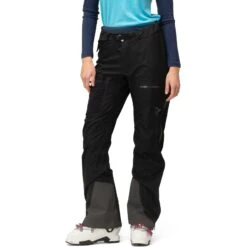 Norrona Sovrapantaloni Donna - Lyngen Gore-Tex Paclite - Caviar/Castor Grey