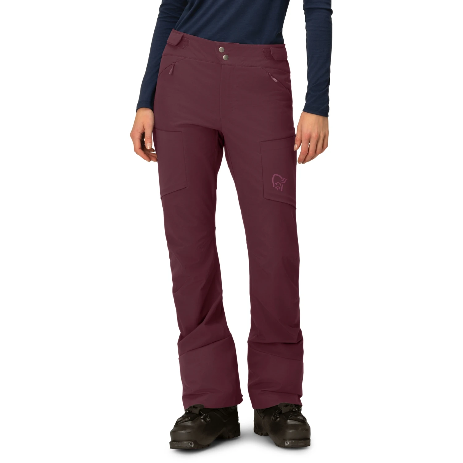 Norrona Pantaloni Donna - Lyngen Hiloflex200 Slim - Tawny Port 3 Norrona Pantaloni Donna - Lyngen Hiloflex200 Slim - Tawny Port