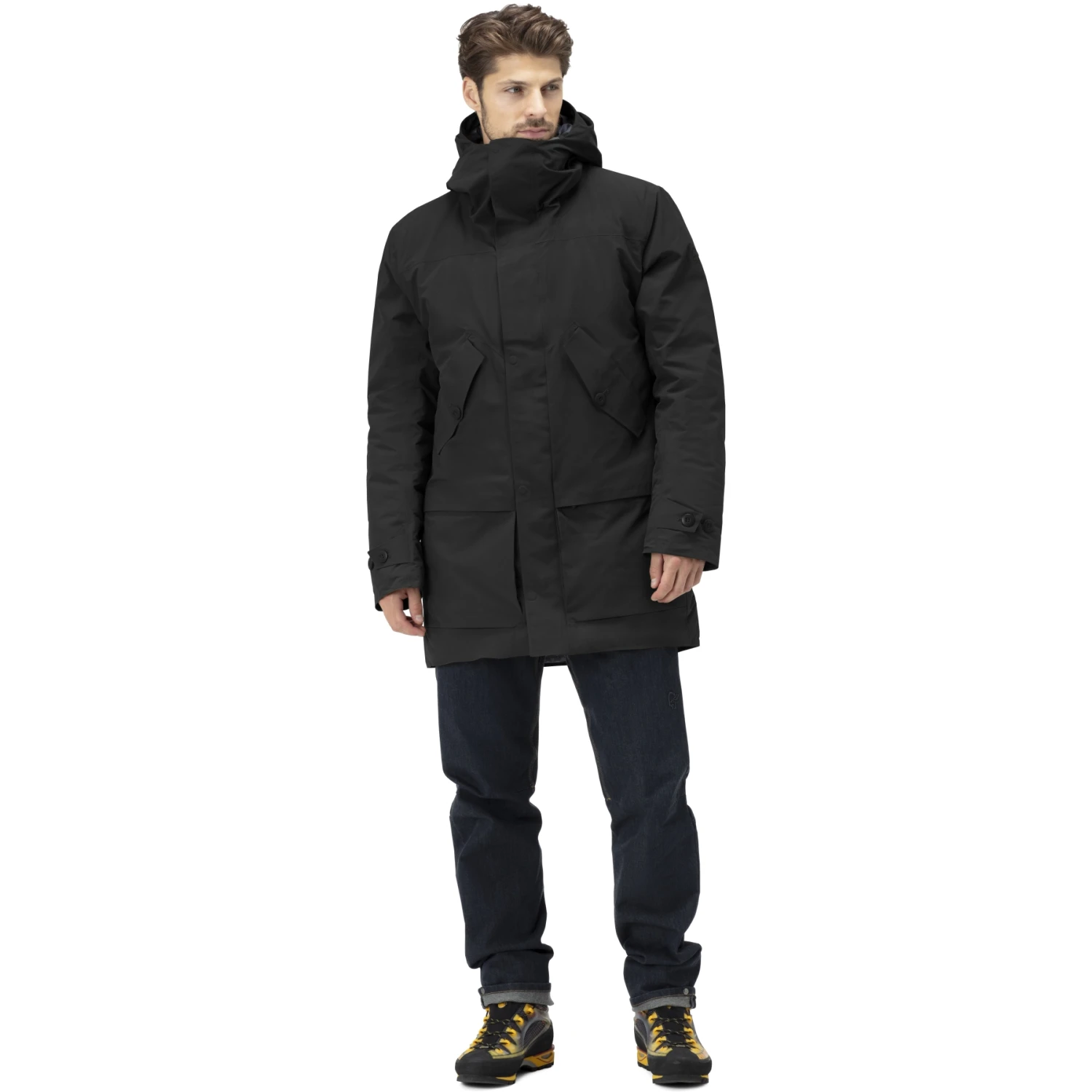 Norrona Parka Uomo - Oslo Gore-Tex Insulated - Caviar 5 Norrona Parka Uomo - Oslo Gore-Tex Insulated - Caviar - immagine 3