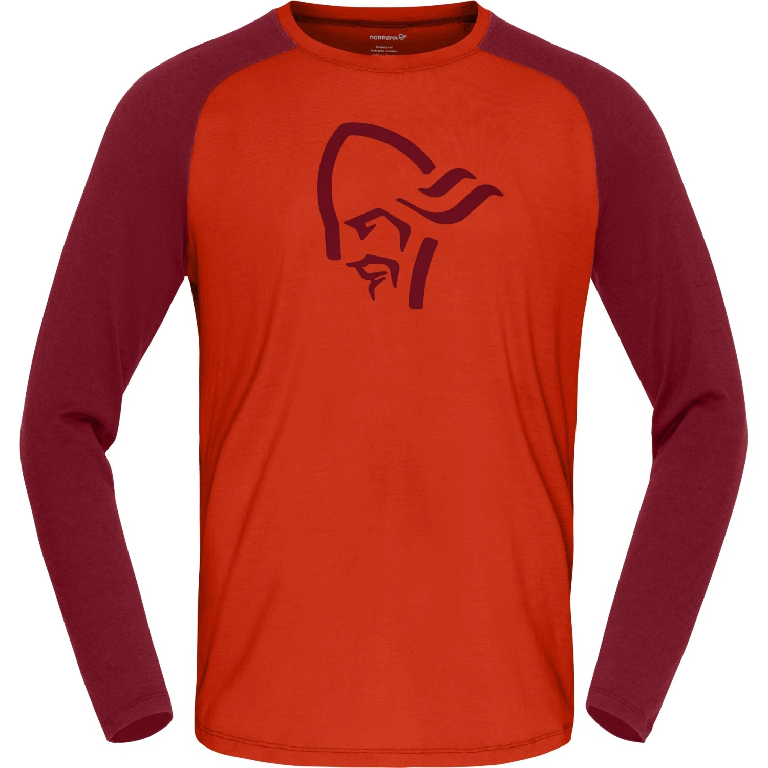 Norrona Canottiera A Maniche Lunghe Uomo - PureUll - Arednalin/Rhubarb 4 Norrona Canottiera A Maniche Lunghe Uomo - PureUll - Arednalin/Rhubarb - immagine 2