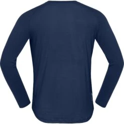 Norrona Canottiera A Maniche Lunghe Uomo - PureUll - Indigo Night -Norrona norrona pureull long sleeve baselayer men indigo night 2 1257557