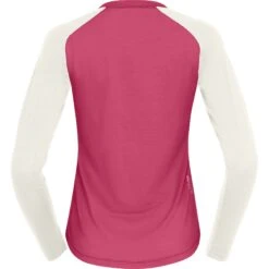 Norrona Canottiera A Maniche Lunghe Donna - PureUll - Honeysuckle/Snowdrop -Norrona norrona pureull long sleeve baselayer women honeysuckle snowdrop 2 1257615