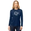 Norrona Canottiera A Maniche Lunghe Donna - PureUll - Indigo Night 2 Norrona Canottiera A Maniche Lunghe Donna - PureUll - Indigo Night -Norrona norrona pureull long sleeve baselayer women indigo night 1 1463438