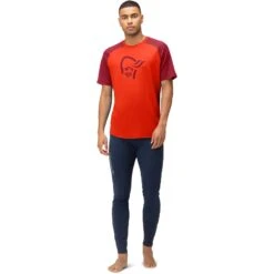 Norrona Canottiera Uomo - PureUll - Arednalin/Rhubarb -Norrona norrona pureull t shirt men arednalin rhubarb 4 1518542