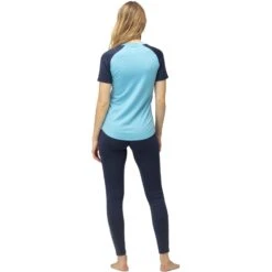 Norrona Canottiera Donna - PureUll - Aquarius/Indigo Night -Norrona norrona pureull t shirt women aquarius indigo night 4 1257813