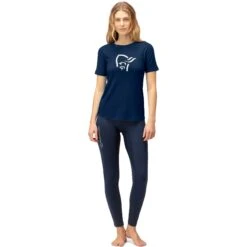 Norrona Canottiera Donna - PureUll - Indigo Night 10 Norrona Canottiera Donna - PureUll - Indigo Night -Norrona norrona pureull t shirt women indigo night 2 1463433