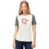 Norrona Canottiera Donna - PureUll - Snowdrop/Castor Grey -Norrona norrona pureull t shirt women snowdrop castor grey 1 1463435