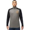 Norrona Canottiera A Maniche Lunghe Uomo - PureUll Zip Neck - Castor Grey/Caviar Melange 2 Norrona Canottiera A Maniche Lunghe Uomo - PureUll Zip Neck - Castor Grey/Caviar Melange -Norrona norrona pureull zip neck baselayer men castor grey caviar melange 1 1463517