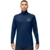 Norrona Canottiera A Maniche Lunghe Uomo - PureUll Zip Neck - Indigo Night -Norrona norrona pureull zip neck baselayer men indigo night 1 1463520