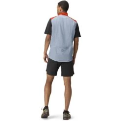 Norrona Gilet Uomo - Senja Aero90 - Arednalin/Blue Fog -Norrona norrona senja aero90 herren weste arednalin blue fog model 2 1399811