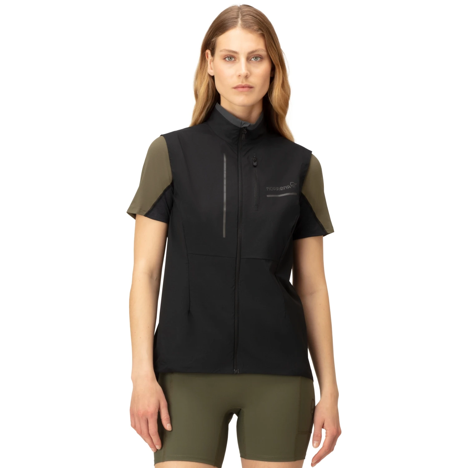 Norrona Gilet Donna - Senja Aero90 - Caviar 3 Norrona Gilet Donna - Senja Aero90 - Caviar