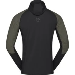 Norrona Giacca Uomo - Senja Alpha90 Zip Hood - Olive Night 9 Norrona Giacca Uomo - Senja Alpha90 Zip Hood - Olive Night -Norrona norrona senja alpha90 zip hood jacket men olive night 3 1518641