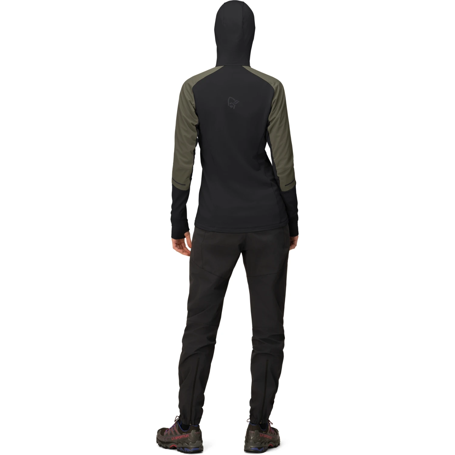 Norrona Giacca Donna - Senja Alpha90 Zip Hood - Olive Night 7 Norrona Giacca Donna - Senja Alpha90 Zip Hood - Olive Night - immagine 5