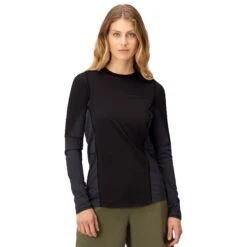 Norrona Maglia A Maniche Lunghe Donna - Senja Equaliser Lightweight - Caviar