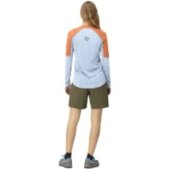 Norrona Maglia A Maniche Lunghe Donna - Senja Equaliser Lightweight - Flamingo -Norrona norrona senja equaliser lightweight long sleeve women flamingo model 2 1399825