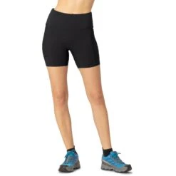 Norrona Legging Donna - Senja Equaliser Stretch 6 Inch - Caviar