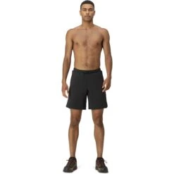 Norrona Pantaloncini Uomo - Senja Flex1 9 Inch - Caviar -Norrona norrona senja flex1 9 inch shorts men caviar model 1 1399951