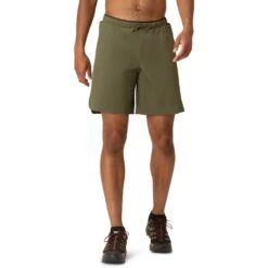 Norrona Pantaloncini Uomo - Senja Flex1 9 Inch - Olive Night