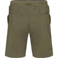 Norrona Pantaloncini Uomo - Senja Flex1 9 Inch - Olive Night -Norrona norrona senja flex1 9 inch shorts men olive night 2 1343751