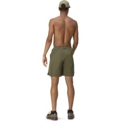 Norrona Pantaloncini Uomo - Senja Flex1 9 Inch - Olive Night -Norrona norrona senja flex1 9 inch shorts men olive night model 2 1399954