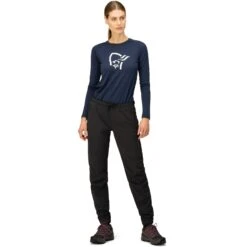 Norrona Pantaloni Donna - Senja Flex1 Trackster - Caviar -Norrona norrona senja flex1 trackster pant women caviar 4 1518668