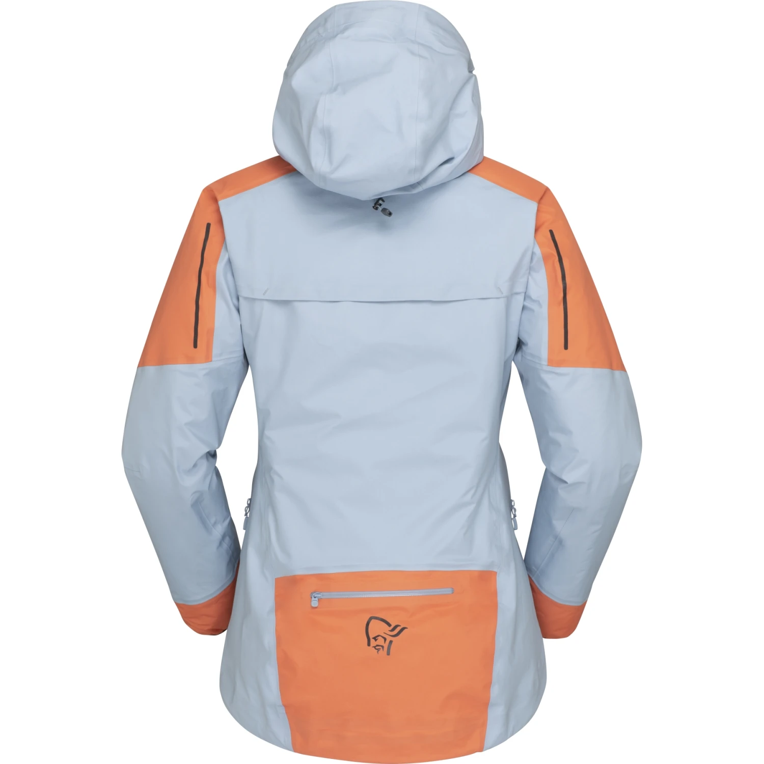 Norrona Giacca Donna - Senja Gore-Tex Active - Flamingo/Blue Fog 5 Norrona Giacca Donna - Senja Gore-Tex Active - Flamingo/Blue Fog - immagine 3