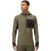 Norrona Golfino In Pile Uomo - Senja Warm1 Hood - Olive Night -Norrona norrona senja warm1 hood men olive night 1 1463837
