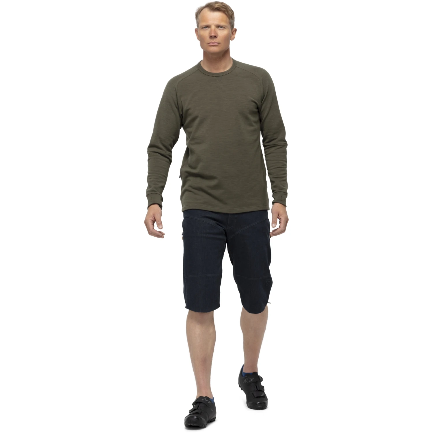 Norrona Maglia A Maniche Lunghe Uomo - Skibotn Crew Neck - Olive Night 5 Norrona Maglia A Maniche Lunghe Uomo - Skibotn Crew Neck - Olive Night - immagine 3