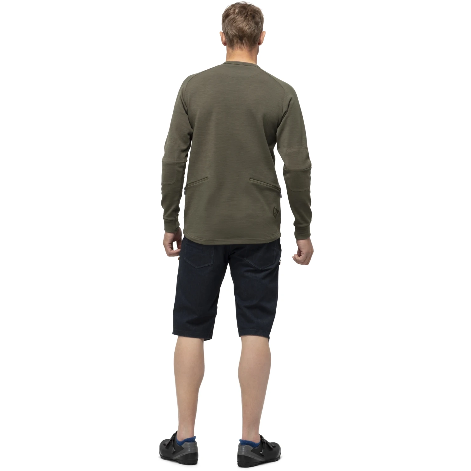 Norrona Maglia A Maniche Lunghe Uomo - Skibotn Crew Neck - Olive Night 6 Norrona Maglia A Maniche Lunghe Uomo - Skibotn Crew Neck - Olive Night - immagine 4
