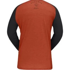 Norrona Maglietta Maniche 3/4 Uomo - Skibotn Wool - Rooibos Tea -Norrona norrona skibotn wool 3 4 t shirt men rooibos tea 2 1343932