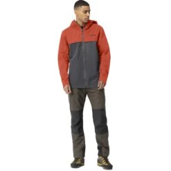 Norrona Giacca Uomo - Svalbard Cotton - Rooibos Tea/Slate Grey -Norrona norrona svalbard cotton jacket men rooibos tea slate grey 2 1464215