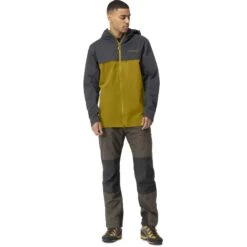 Norrona Giacca Uomo - Svalbard Cotton - Slate Grey/Golden Palm -Norrona norrona svalbard cotton jacket men slate grey golden palm 2 1464234
