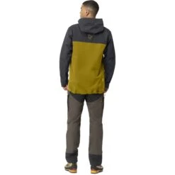 Norrona Giacca Uomo - Svalbard Cotton - Slate Grey/Golden Palm -Norrona norrona svalbard cotton jacket men slate grey golden palm 3 1464235