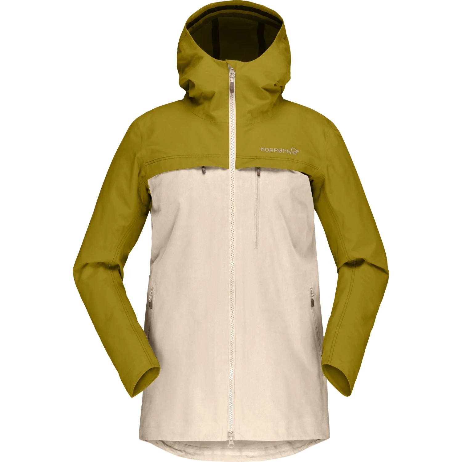 Norrona Giacca Donna - Svalbard Cotton - Golden Palm/Ecru 4 Norrona Giacca Donna - Svalbard Cotton - Golden Palm/Ecru - immagine 2