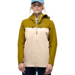 Norrona Giacca Donna - Svalbard Cotton - Golden Palm/Ecru